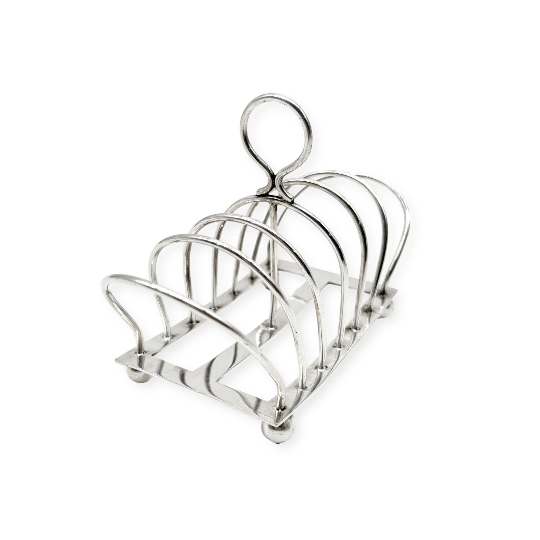 Julia B. Curved Silver Toast Rack