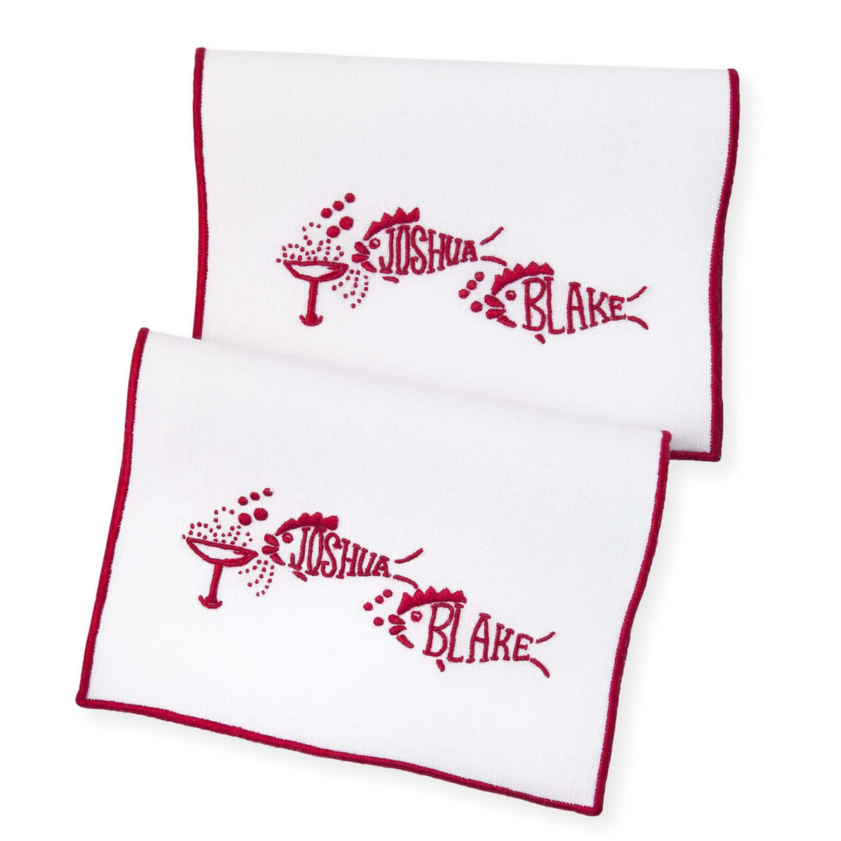 Drink Like Fish Cocktail Napkins - Custom-Julia B. Casa