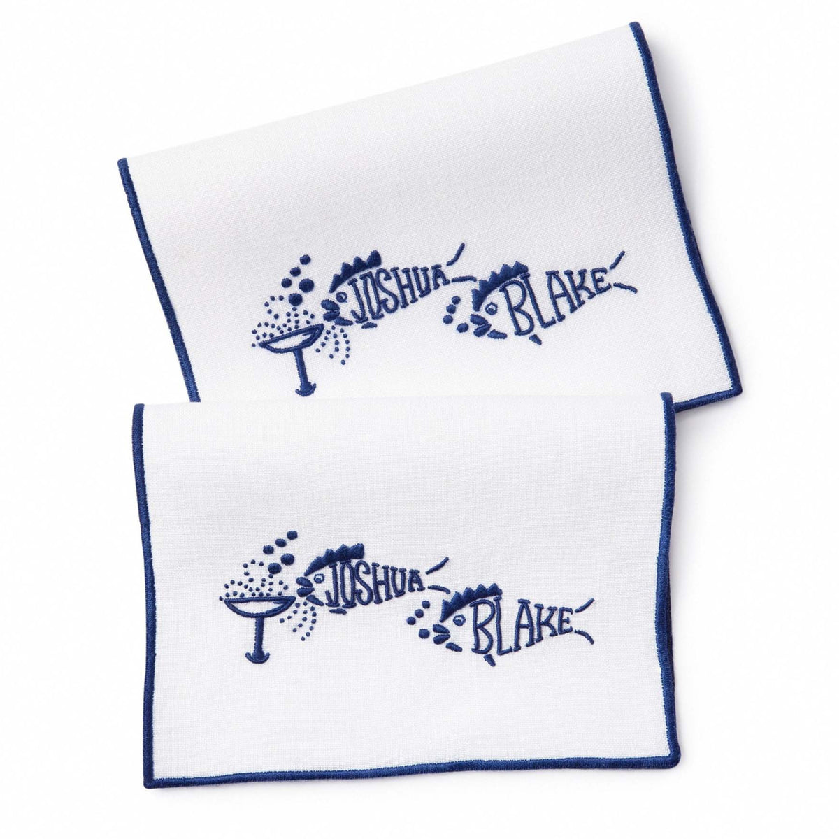Drink Like Fish Cocktail Napkins - Custom-Julia B. Casa