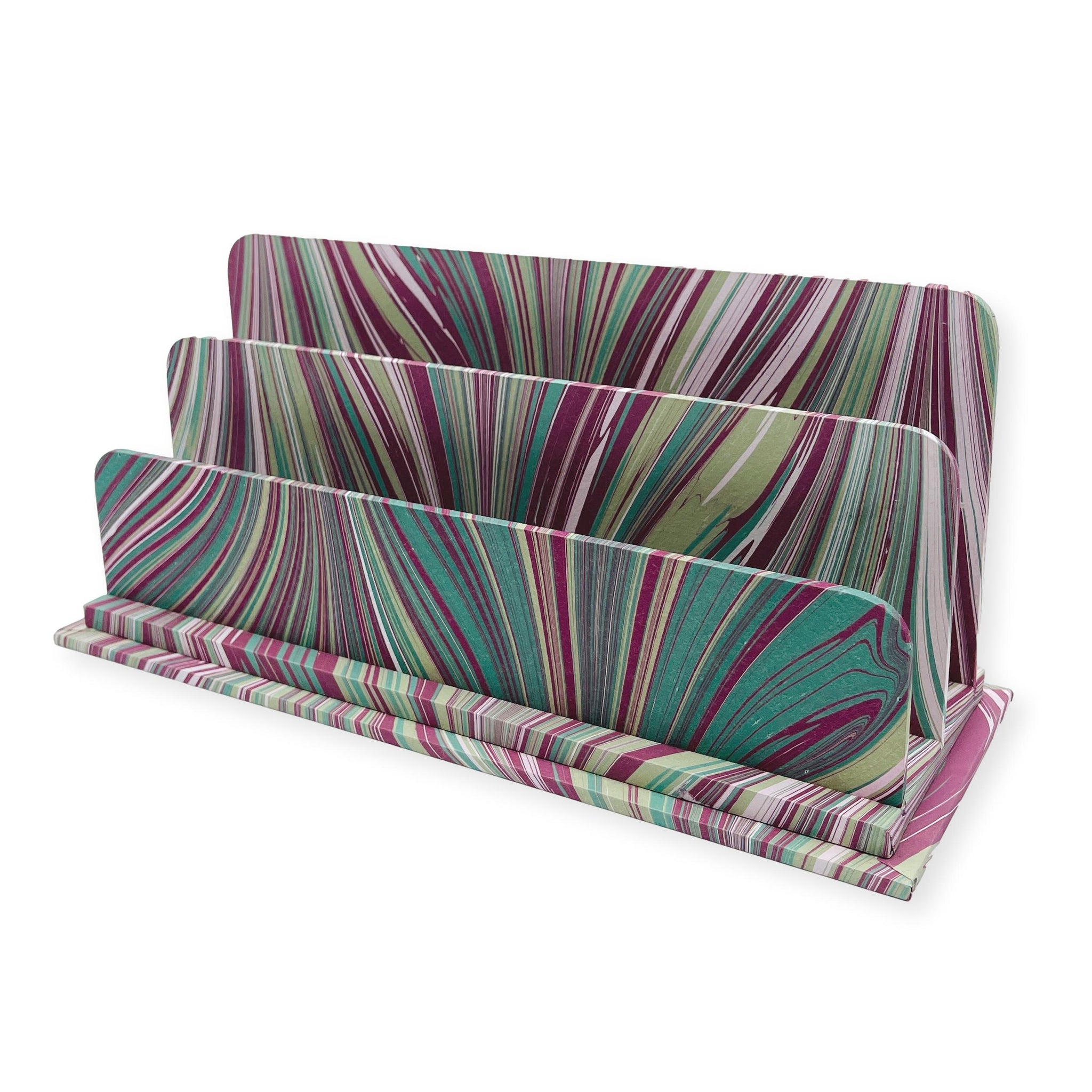 Julia B. Florentine Paper Stand - Strie Green