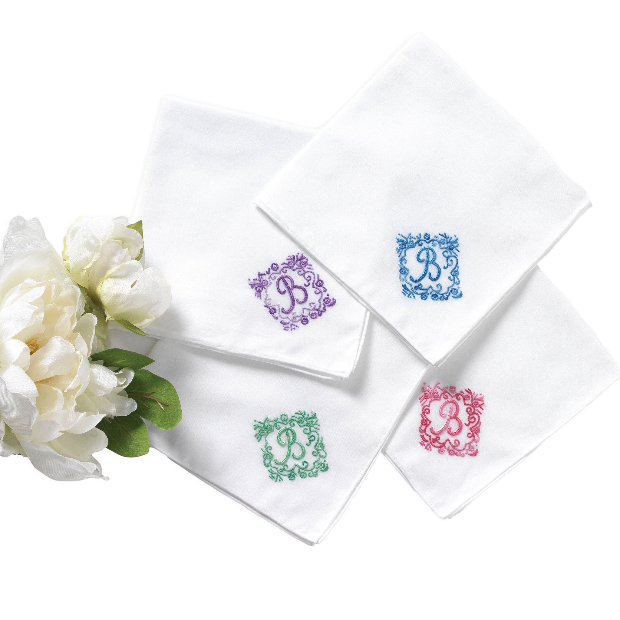 Julia B. Flower Hanky