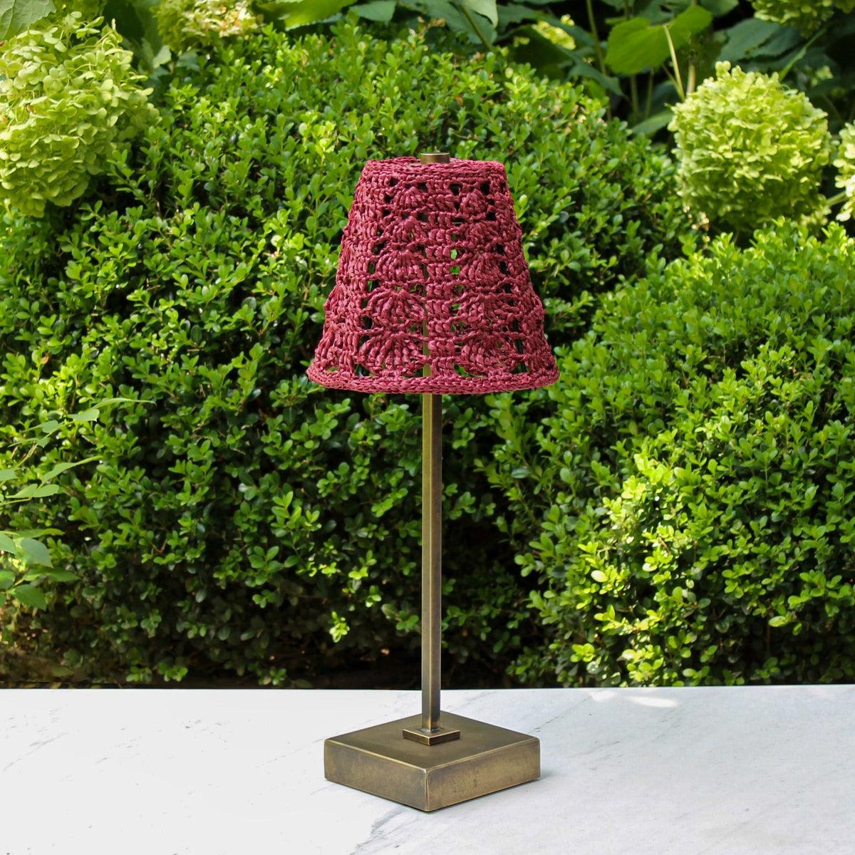 Fontellina Lamp - Burgundy-Julia B. Casa