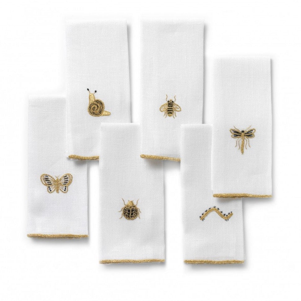 Insect Mini Guest Towels-Julia B. Casa