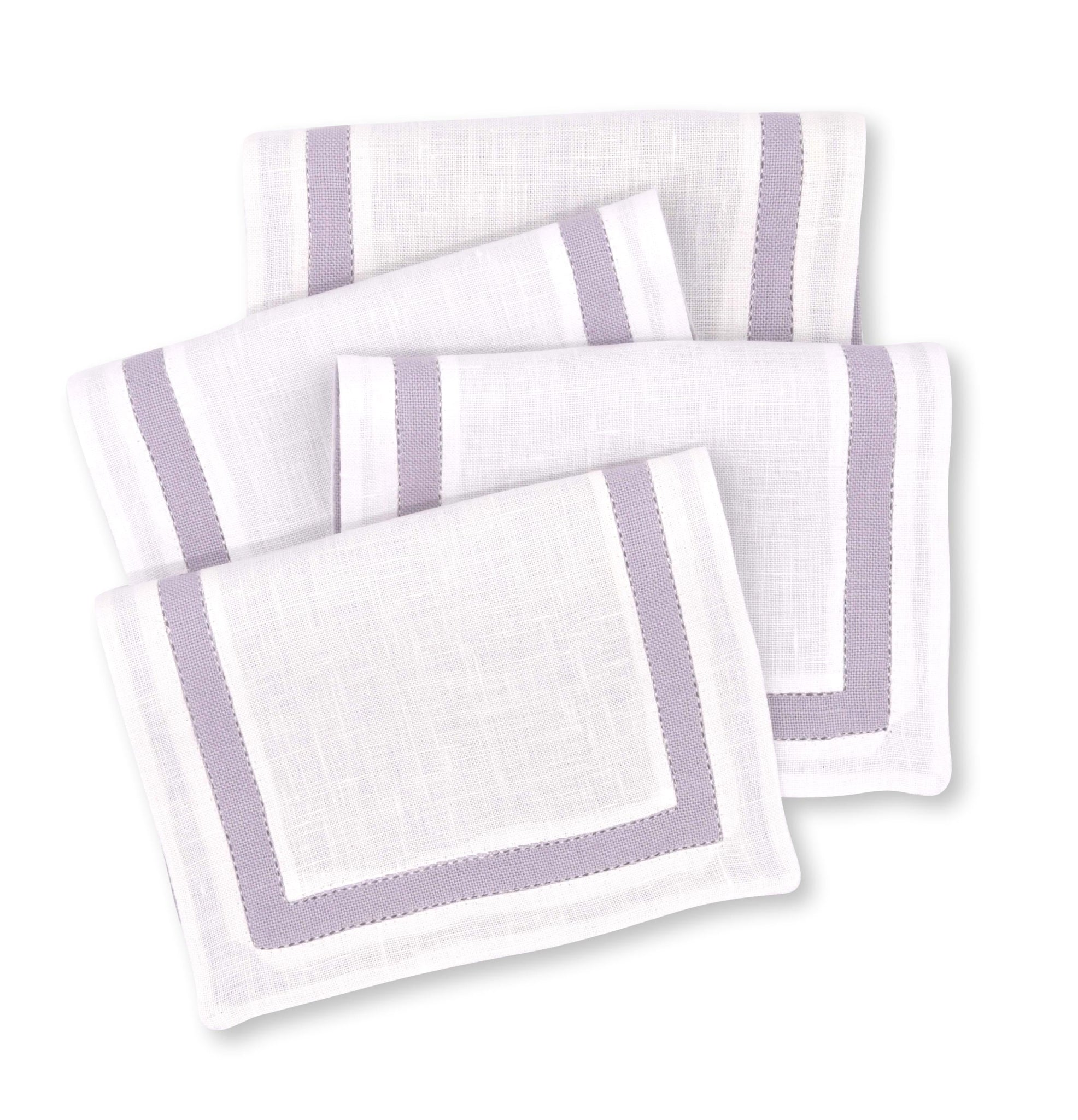 Milano Cocktail Napkins - Thistle-Julia B. Casa