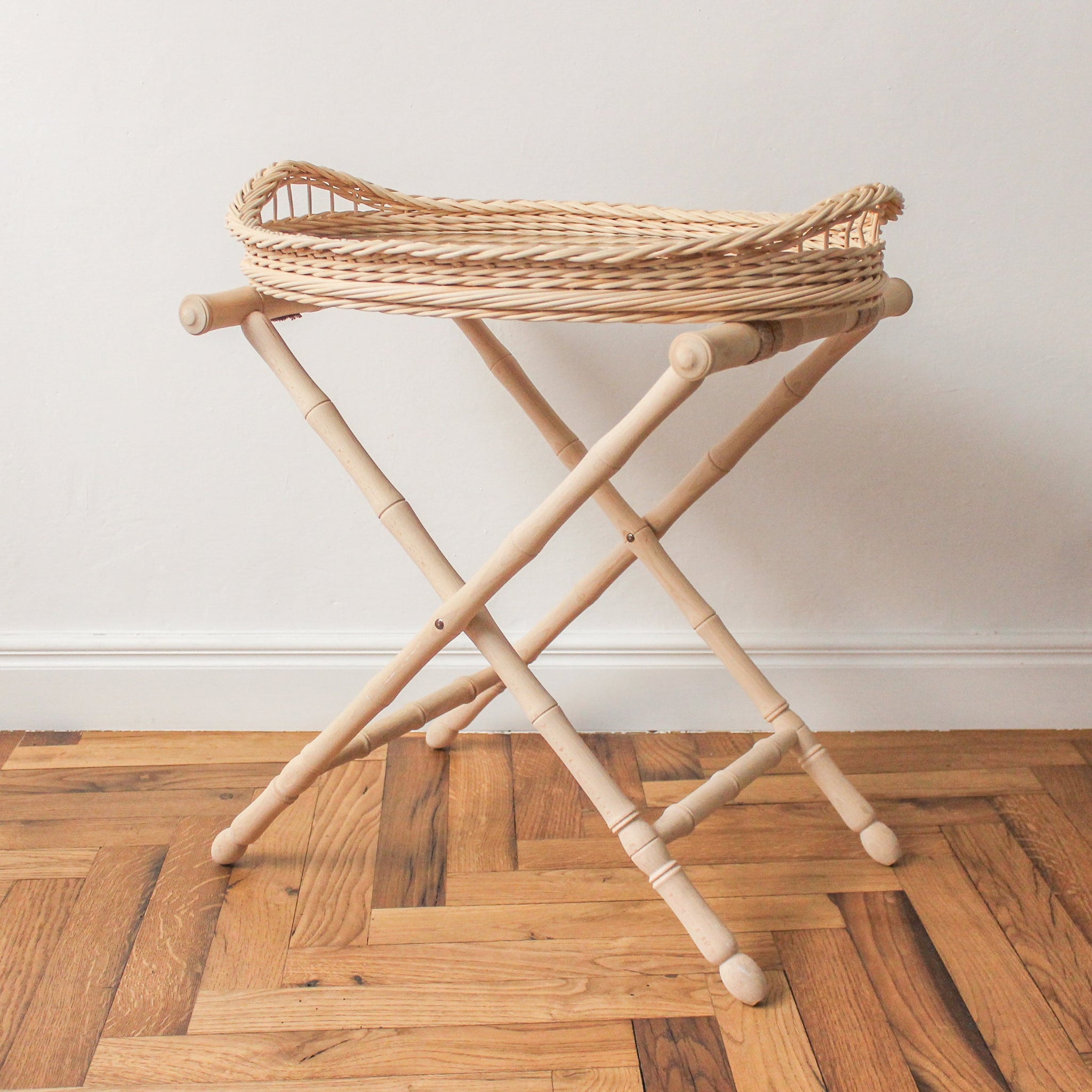 Julia B. Oval Wicker Tray - Small