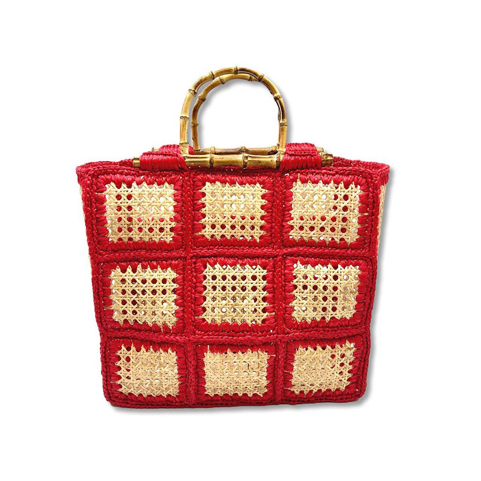 Paglia Crochet Bag - Red-Julia B. Casa