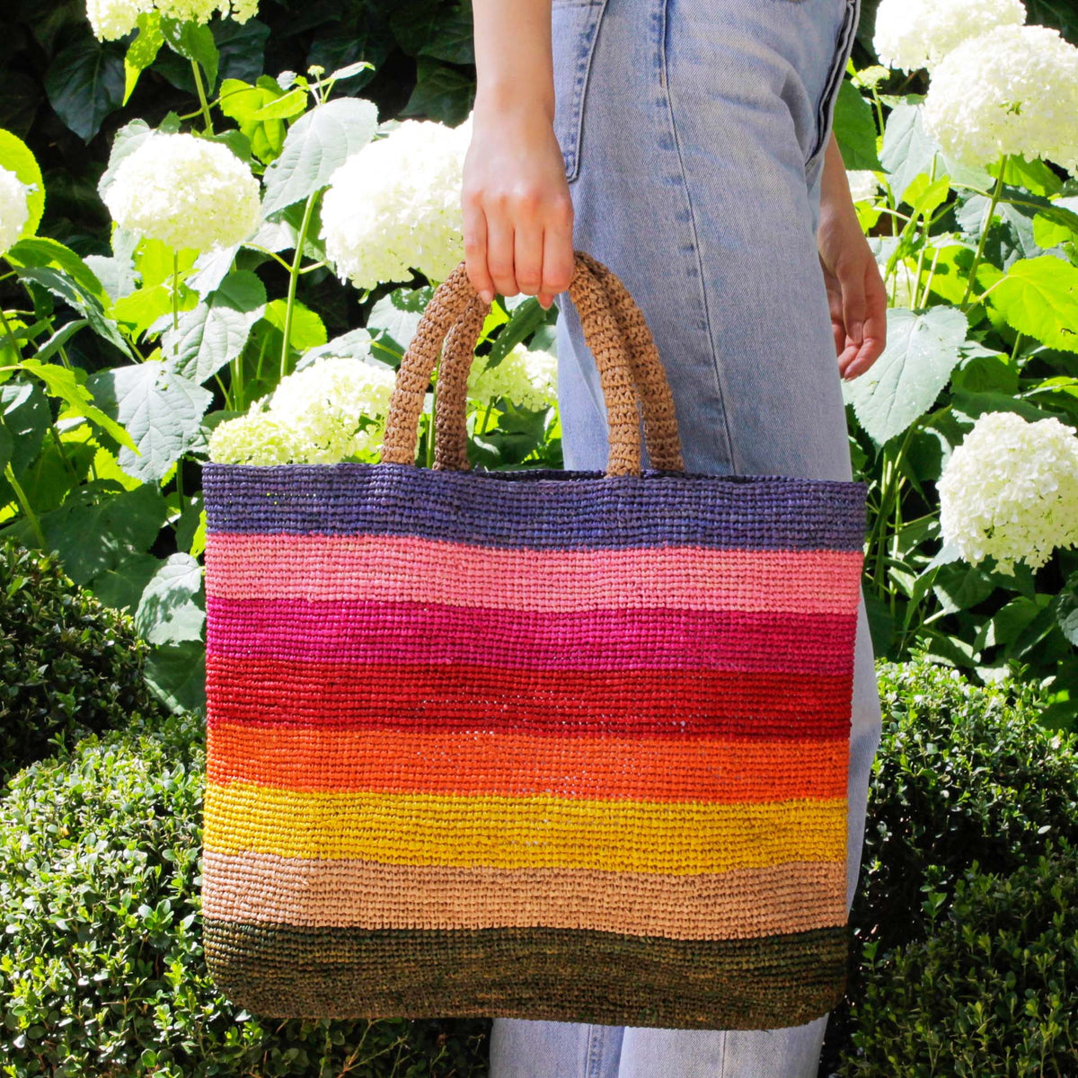 Paglia Rainbow Bag-Julia B. Casa