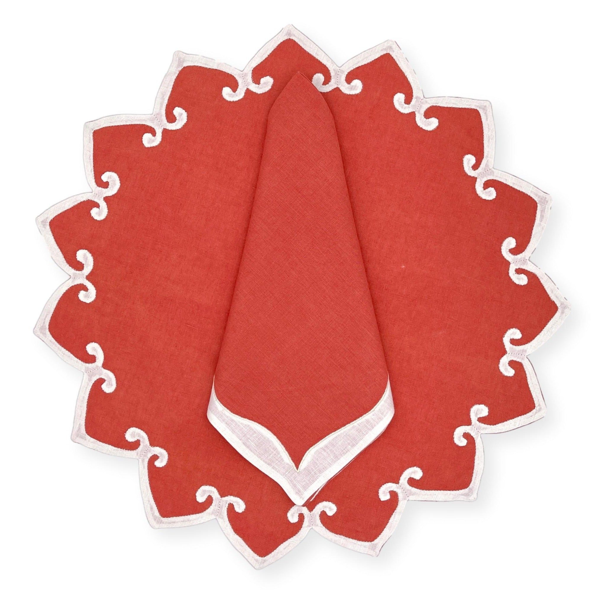 Julia B. Palermo Table Linens - Lobster & White