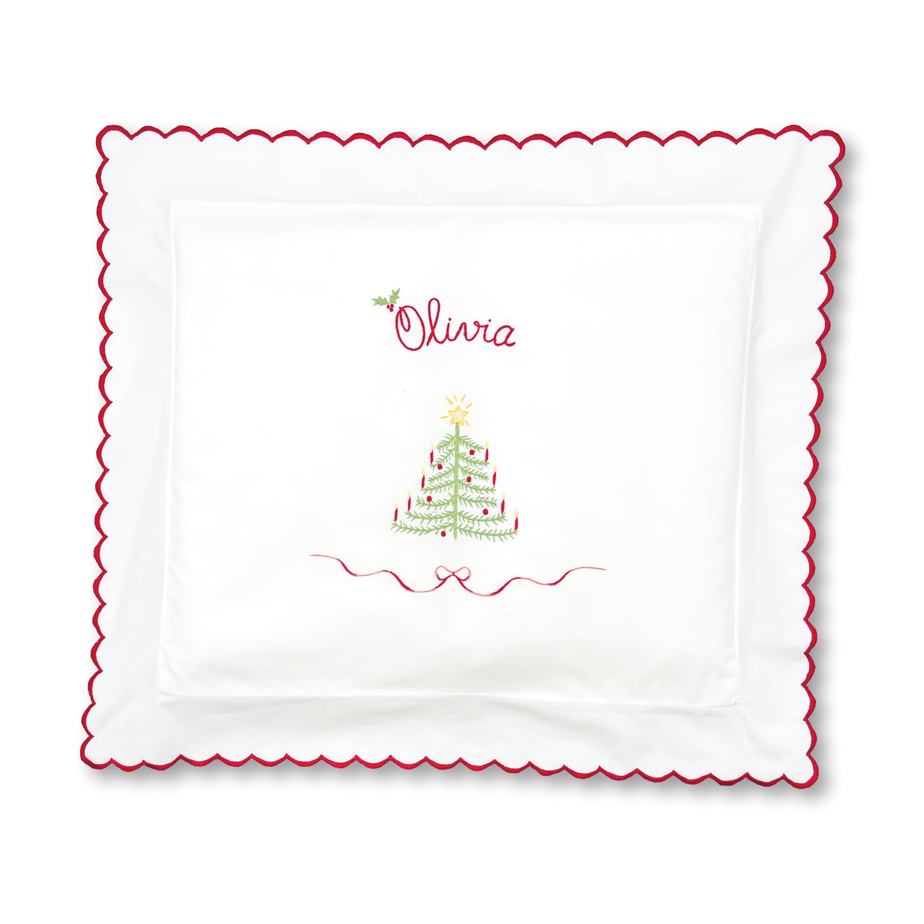 juliab-store Personalized Christmas Pillow - Girl
