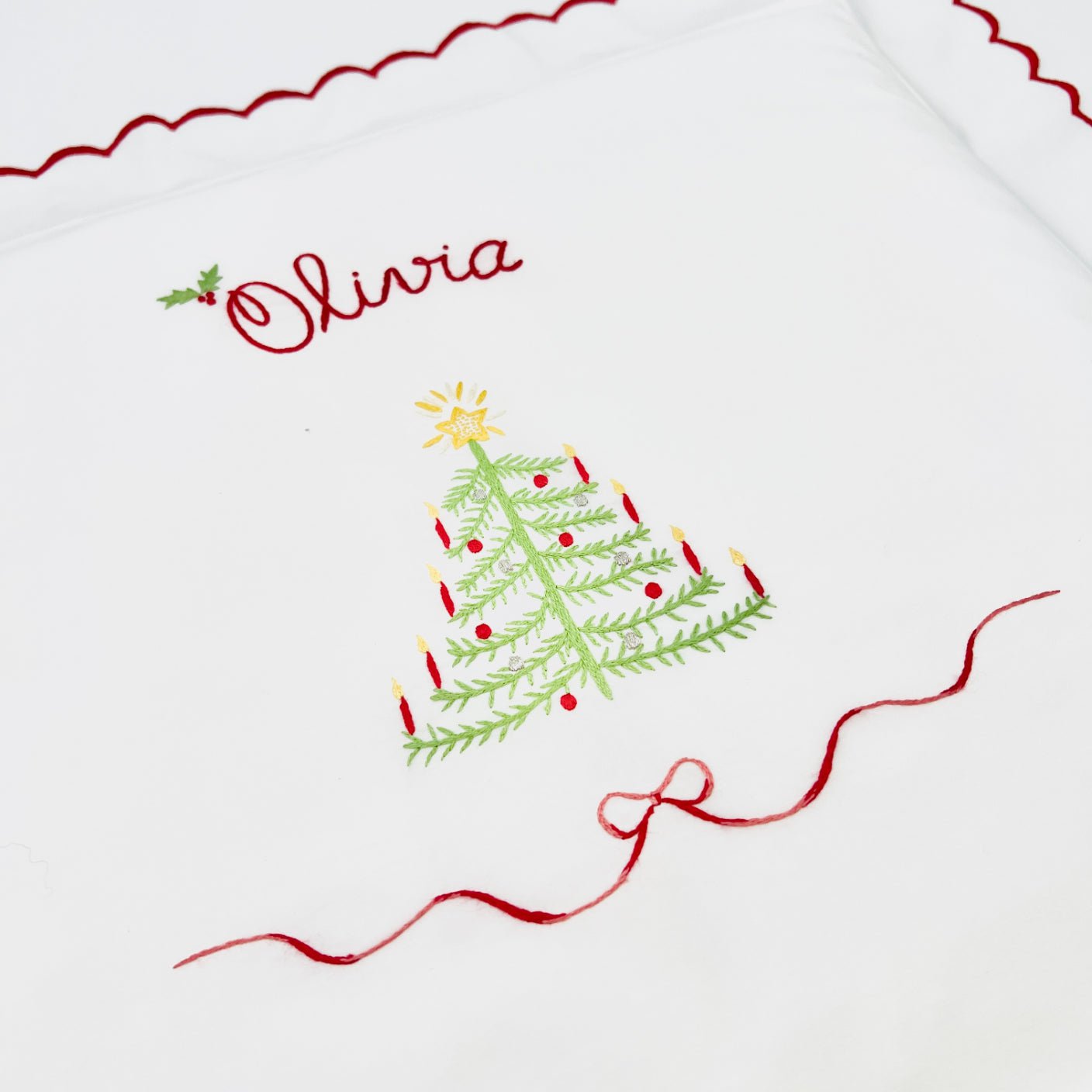 juliab-store Personalized Christmas Pillow - Girl