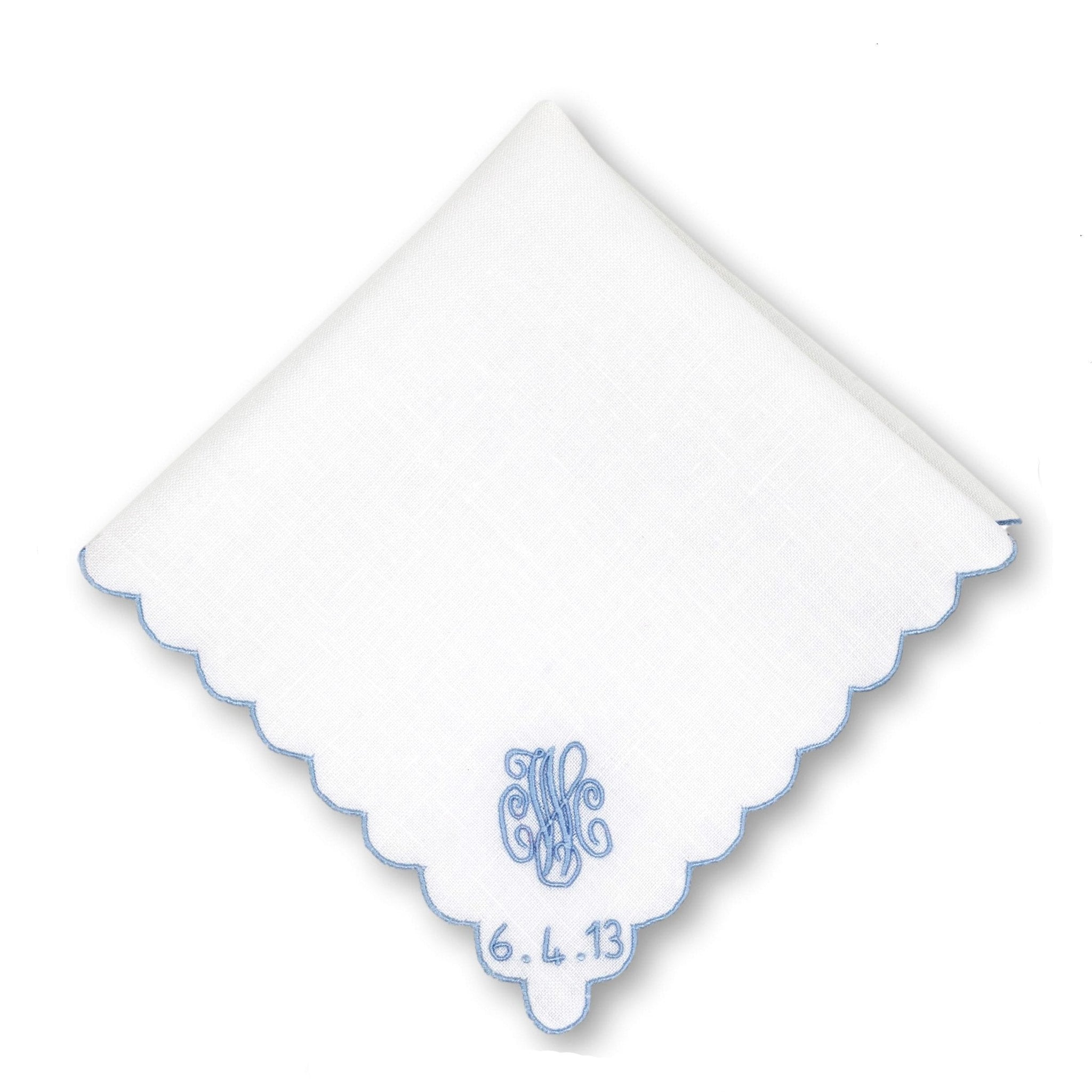 La Maison Brodee Pierre Bridal Hanky