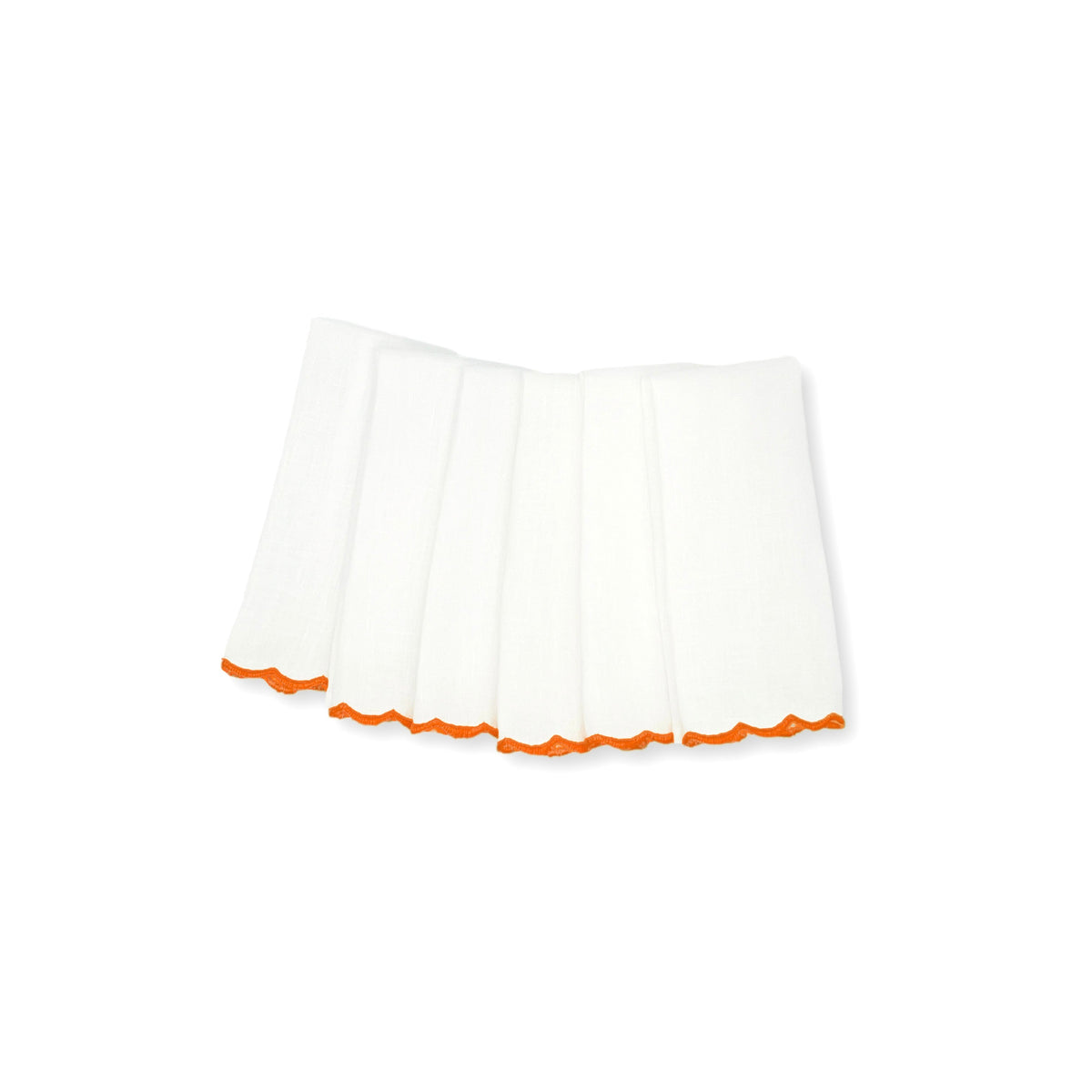 Pierre Mini Guest Towel - Orange-Julia B. Casa