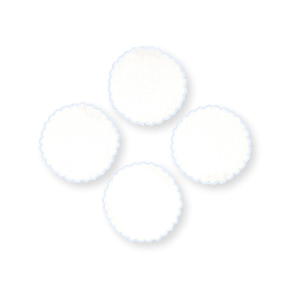 Julia B Pierre Light Blue Coasters