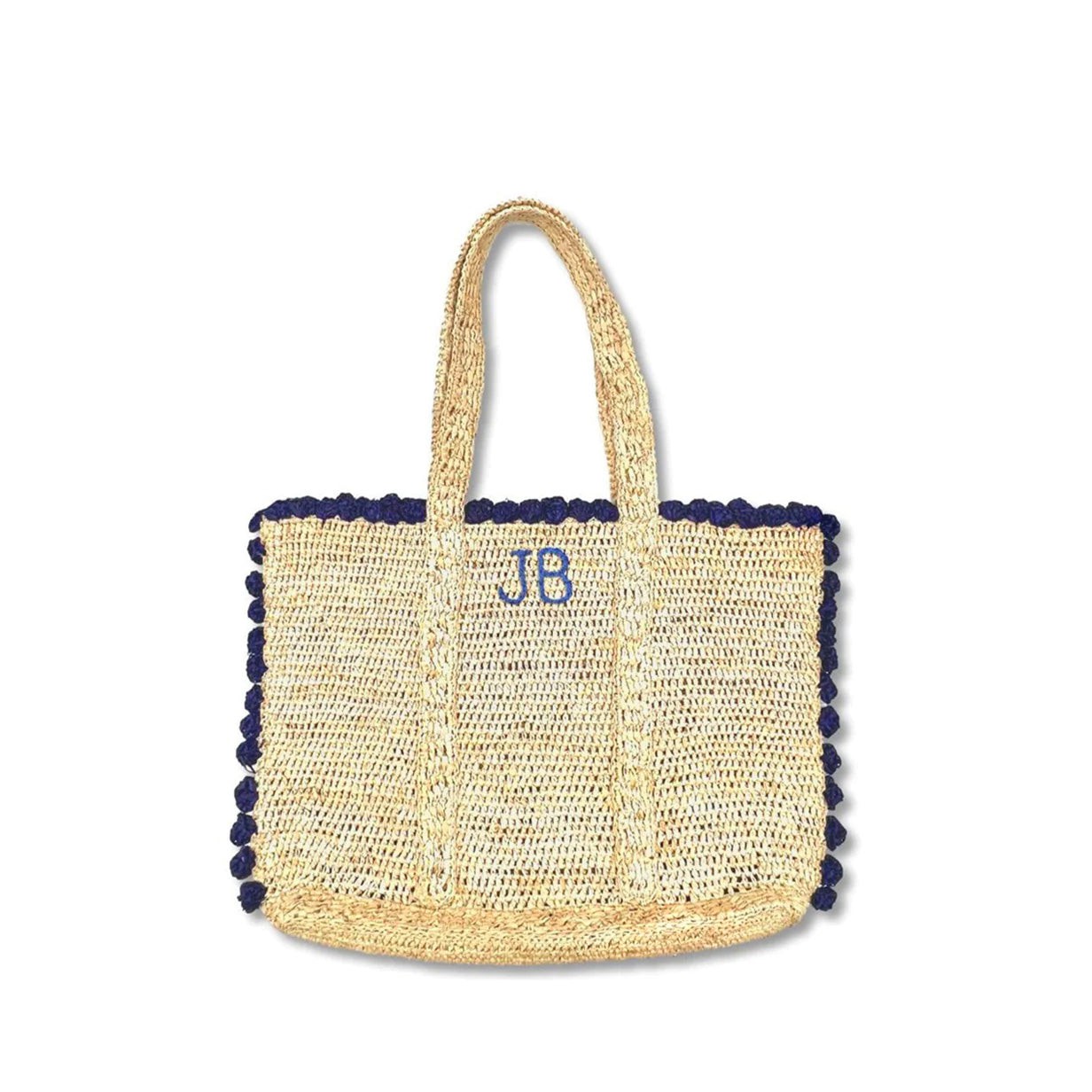 Julia B. Pom Pom Mini Bag - Blue