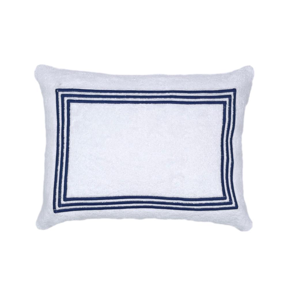 Portofino Boudoir Pillow - Navy-Julia B. Casa