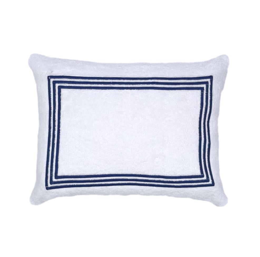Portofino Boudoir Pillow - Navy-Julia B. Casa