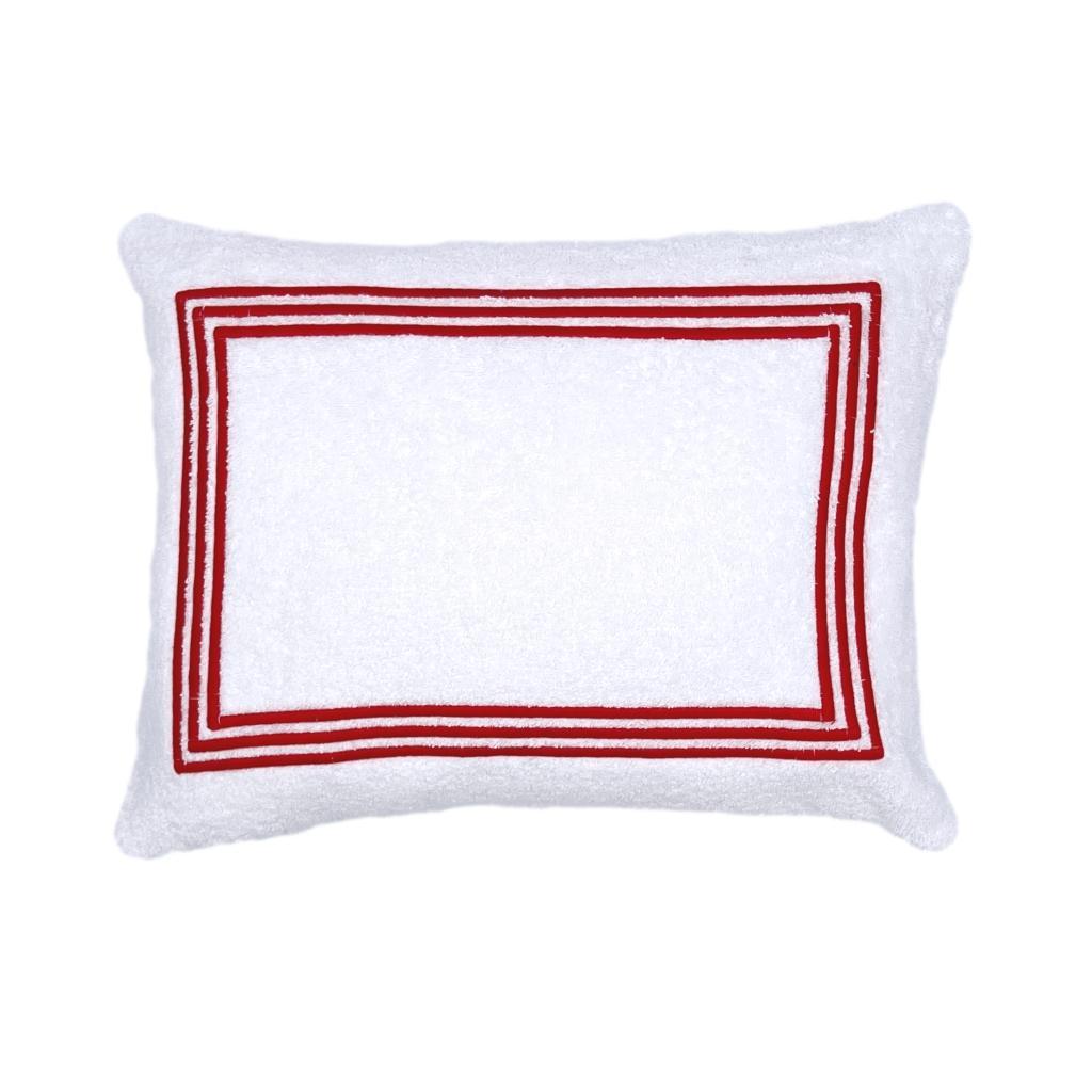 Portofino Boudoir Pillow - Red-Julia B. Casa