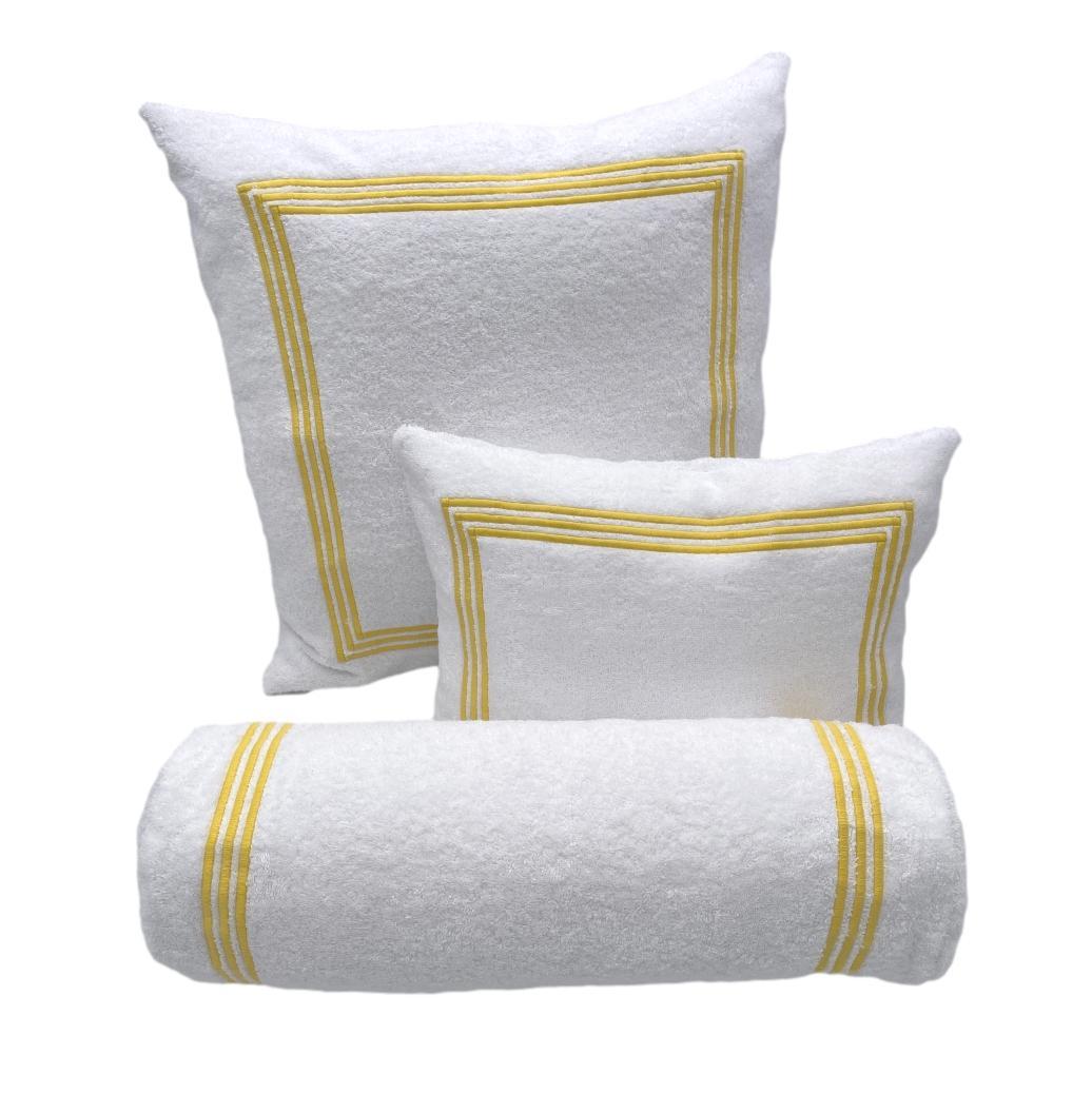 Portofino Boudoir Pillow - Yellow-Julia B. Casa