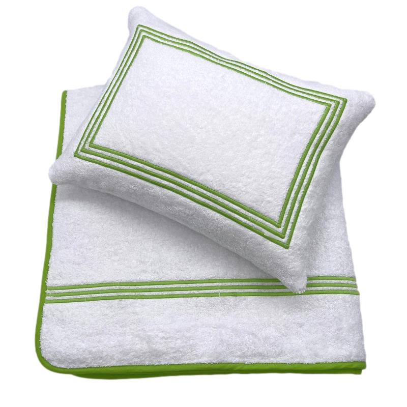 Portofino Pool Towel - Celery-Julia B. Casa
