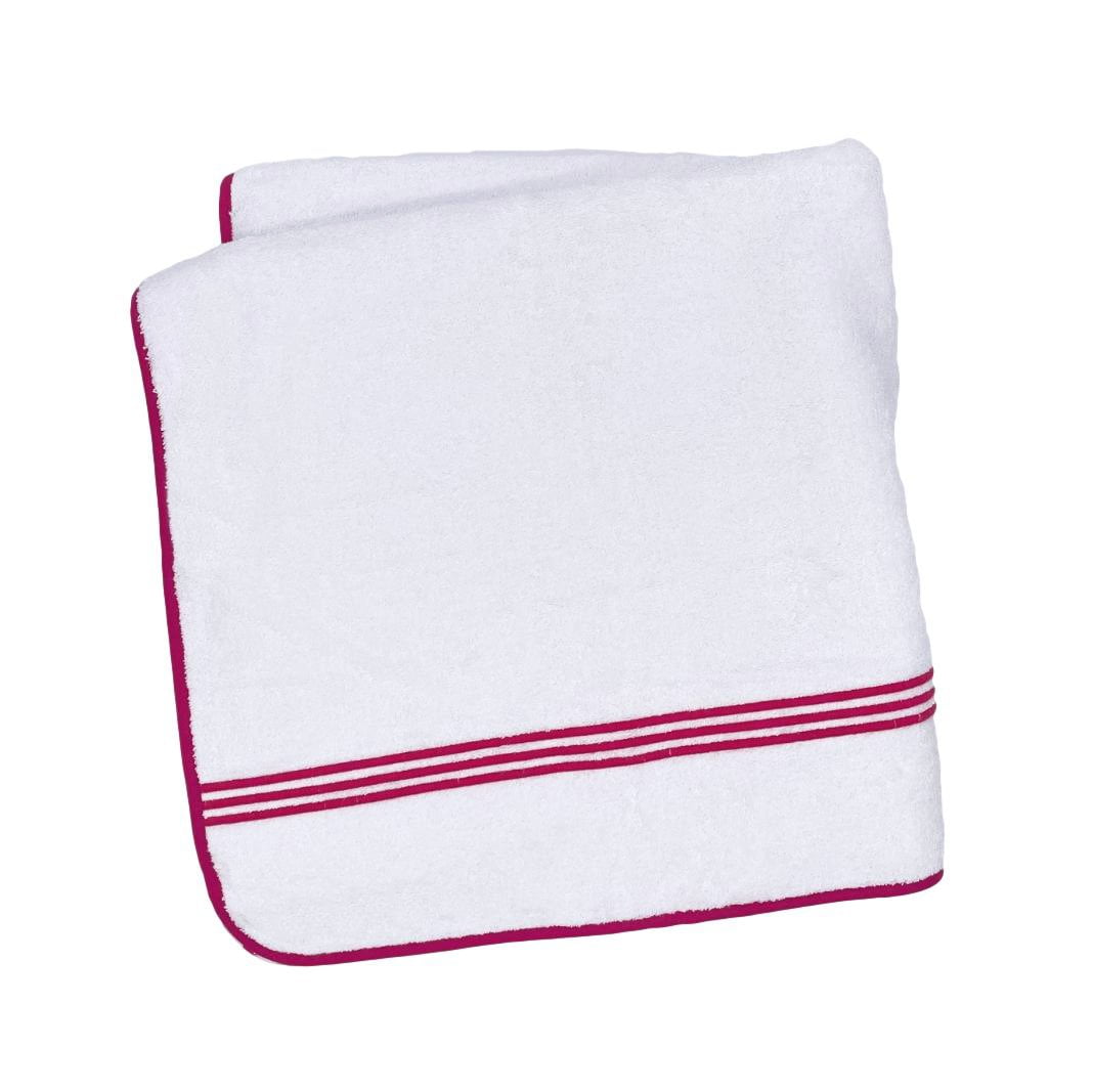 Portofino Pool Towel - Hot Pink-Julia B. Casa