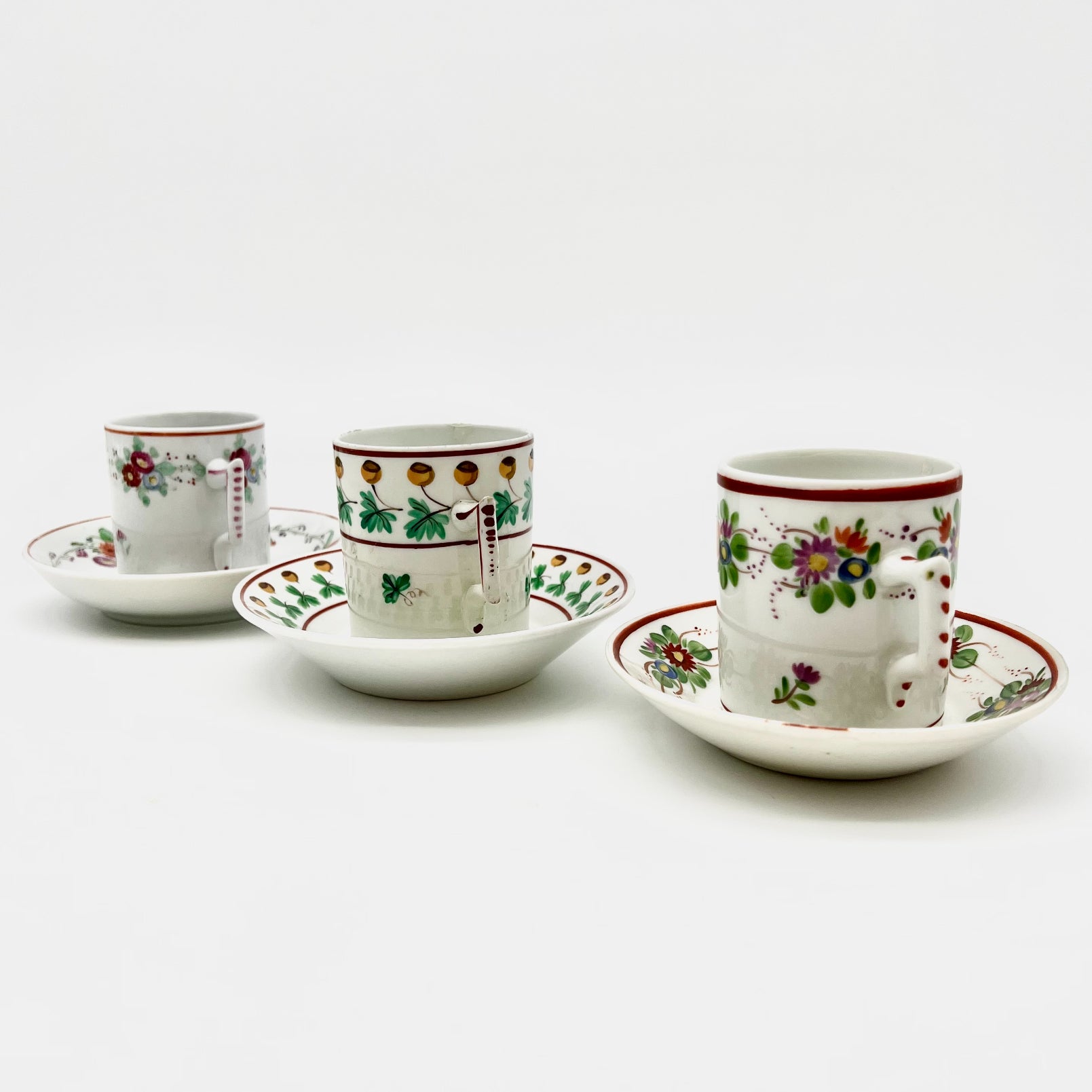 Richard Ginori Porcelain Coffee Cups-Julia B. Casa