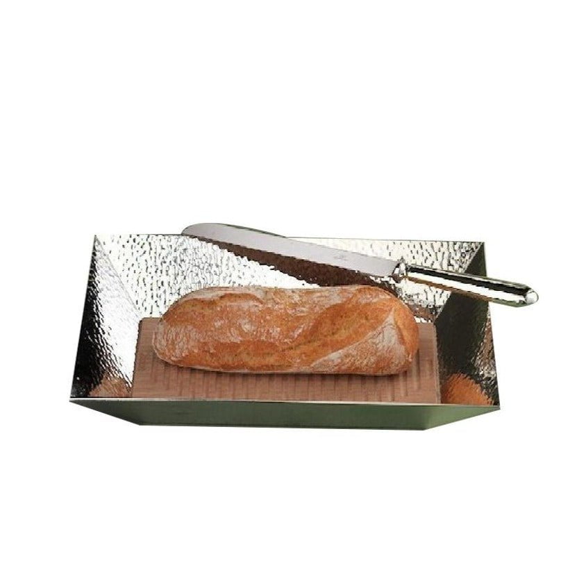 Silver Bread Board with Bread Knife-Julia B. Casa
