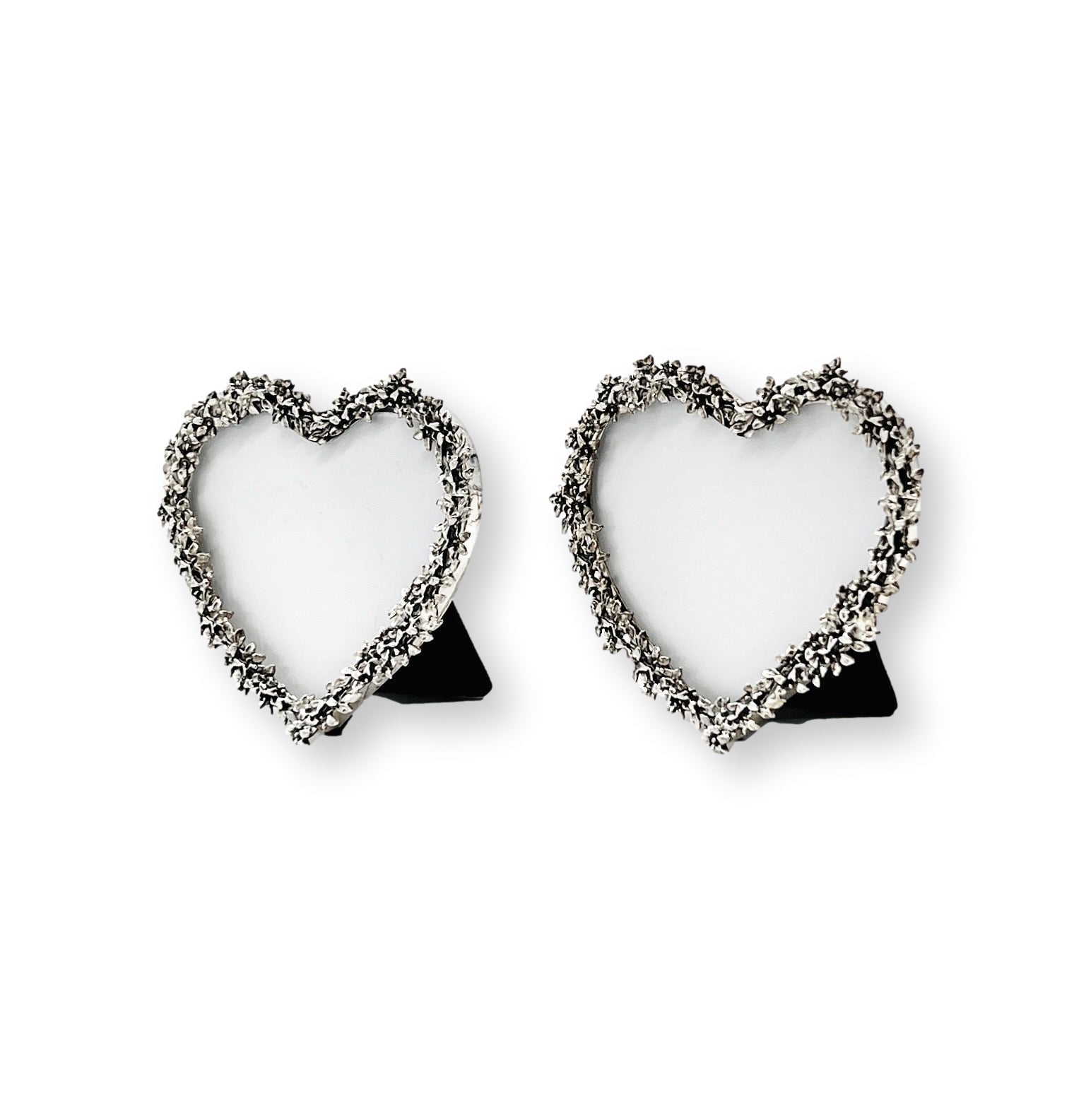 Silver Heart Shaped Frames