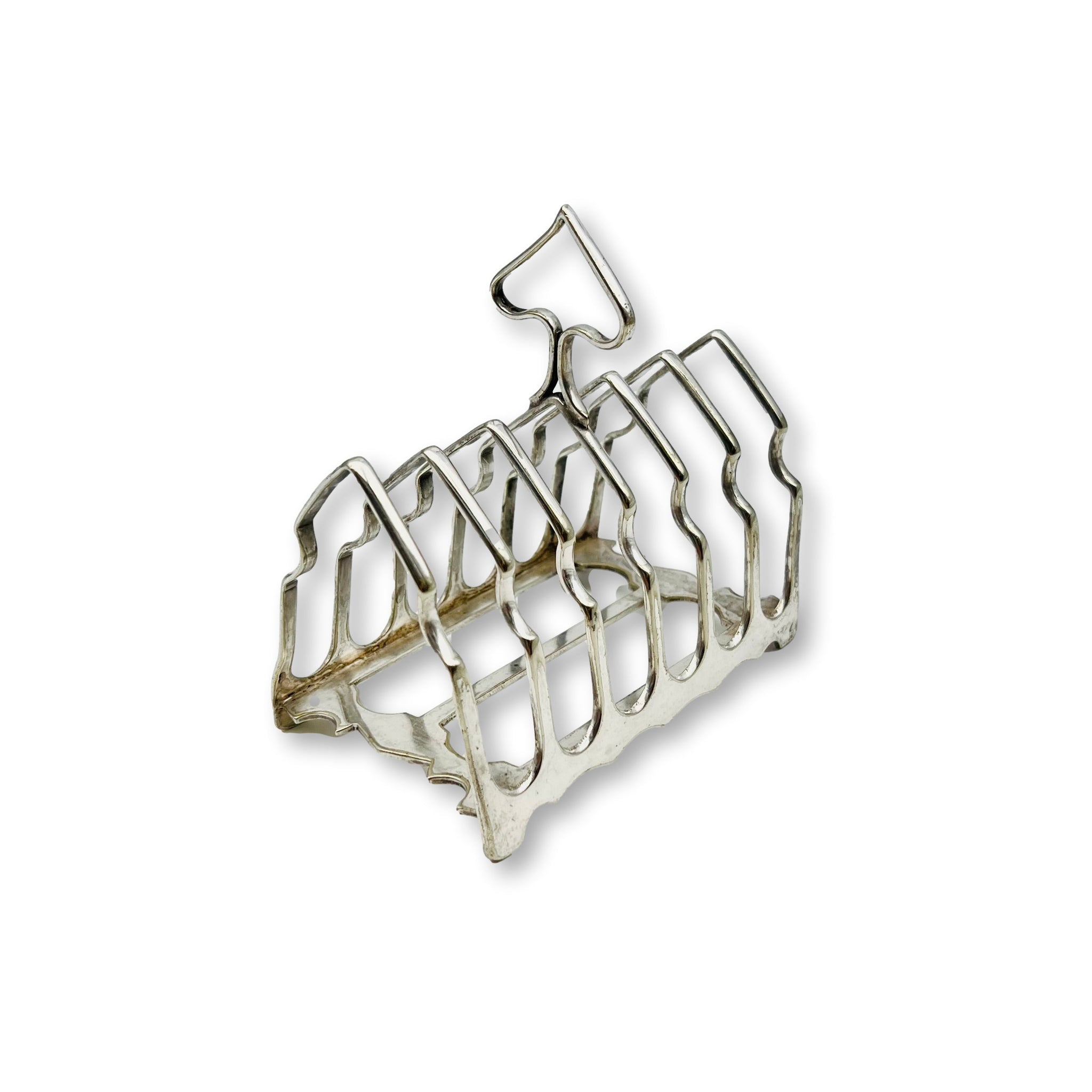 Julia B. Spade Shaped Silver Toast Rack