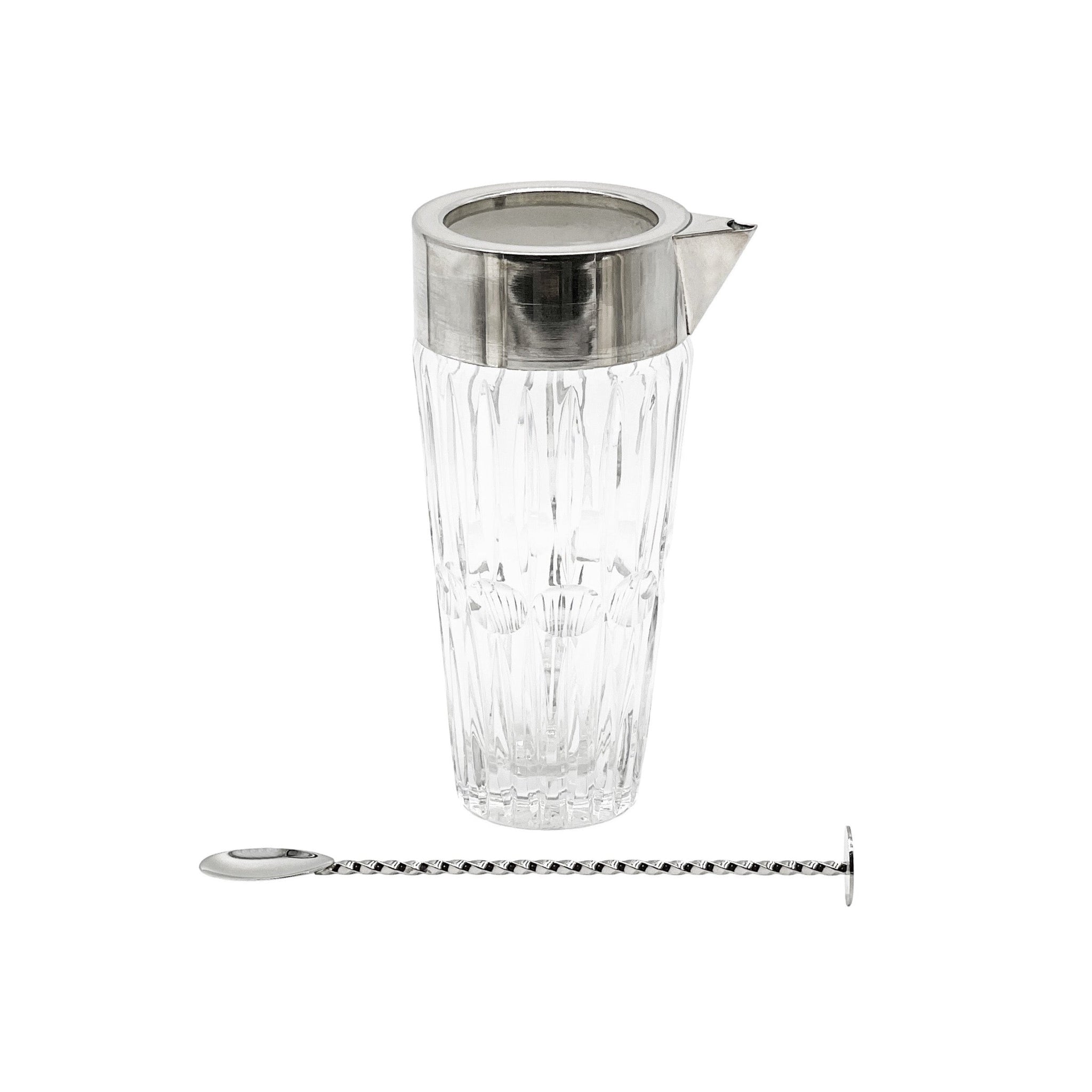 Julia B. Sterling Silver Vintage Cocktail Shaker with Sifter