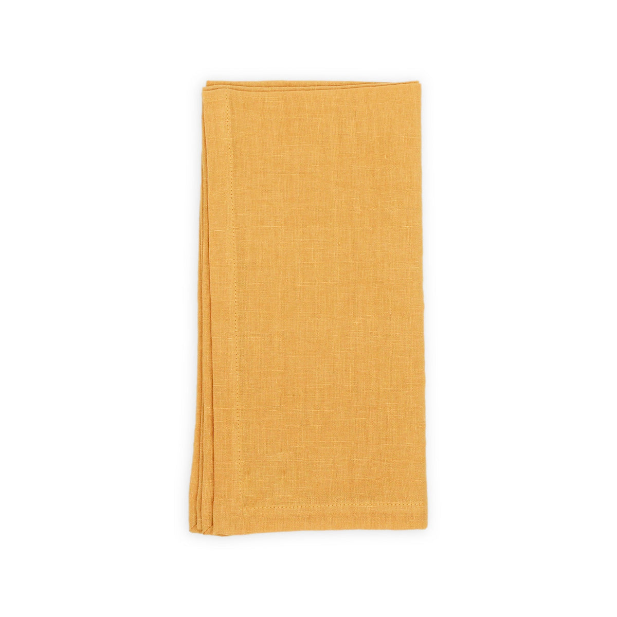 Stone Washed Dinner Napkins - Mustard-Julia B. Casa