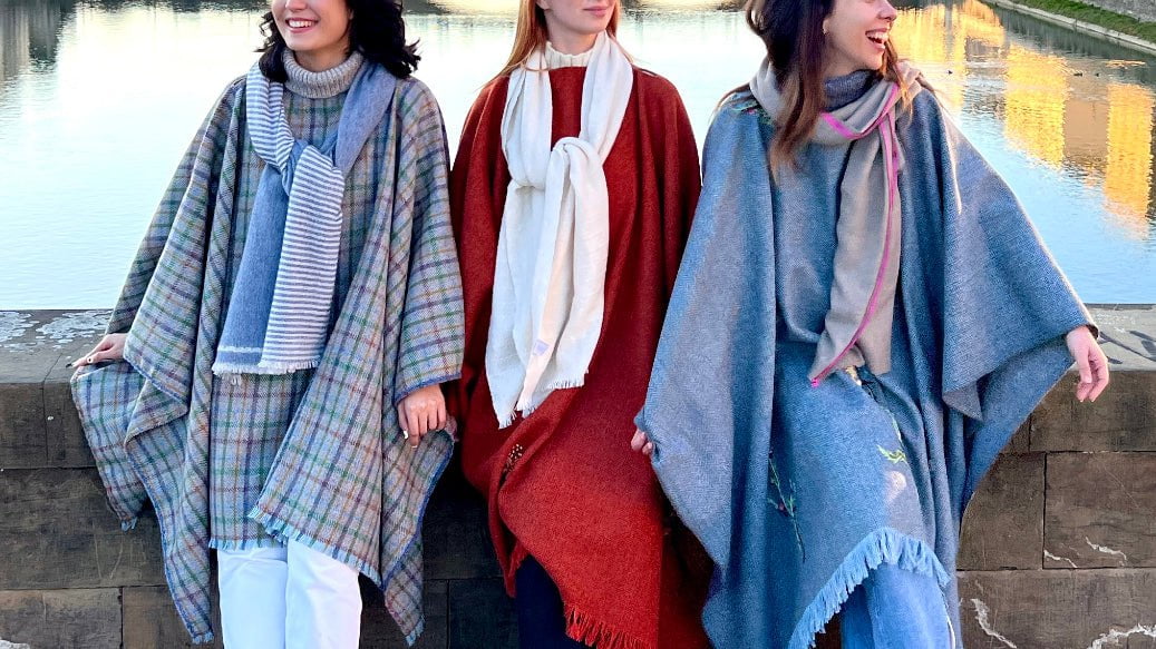 The Heather Poncho-Blanket-Julia B. Casa