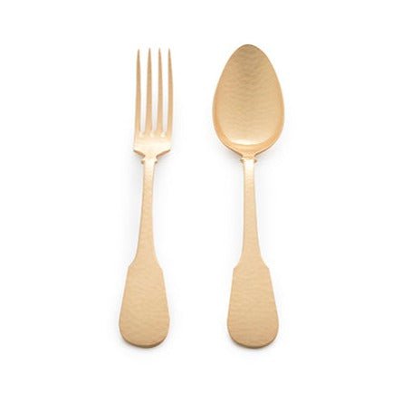 Venezia Serving Spoon & Fork-Julia B. Casa