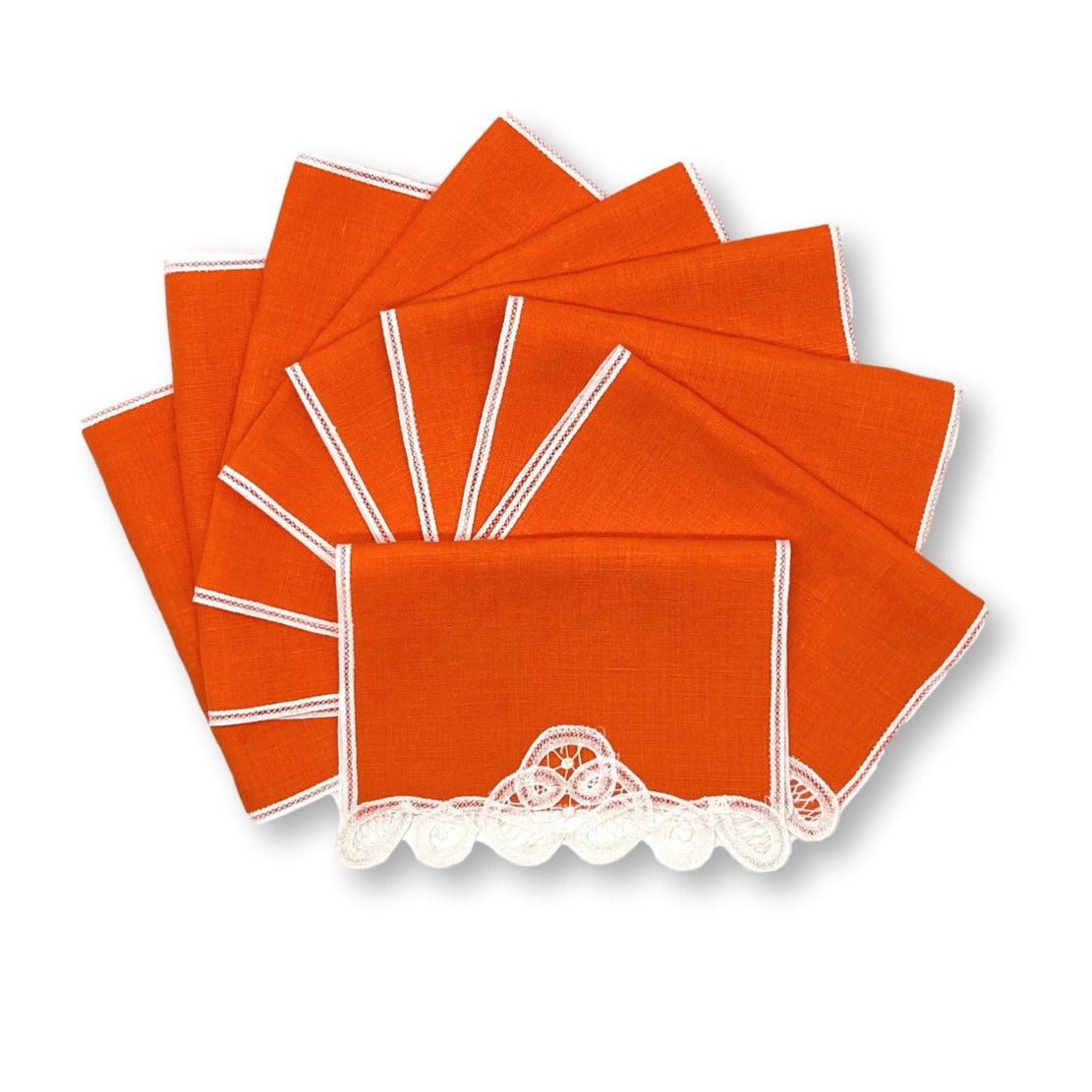 Julia B. Vintage Belgian Lace Cocktail Napkins