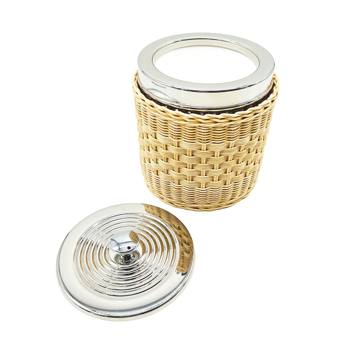 Wicker Ice Bucket-Julia B. Casa