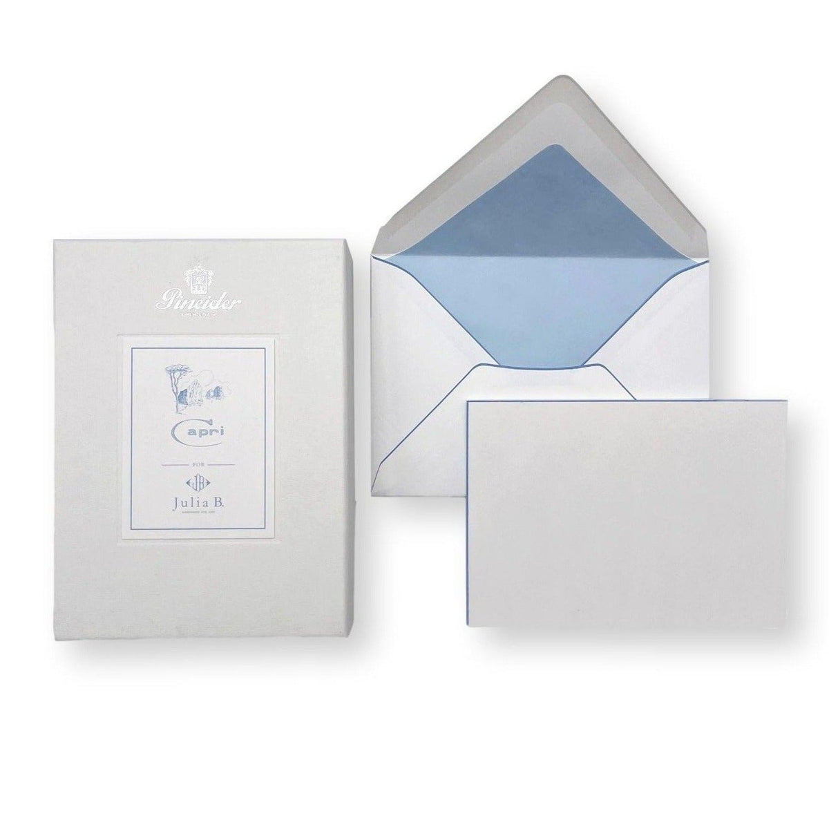 Capri Stationery - Baby Blue-Julia B. Casa