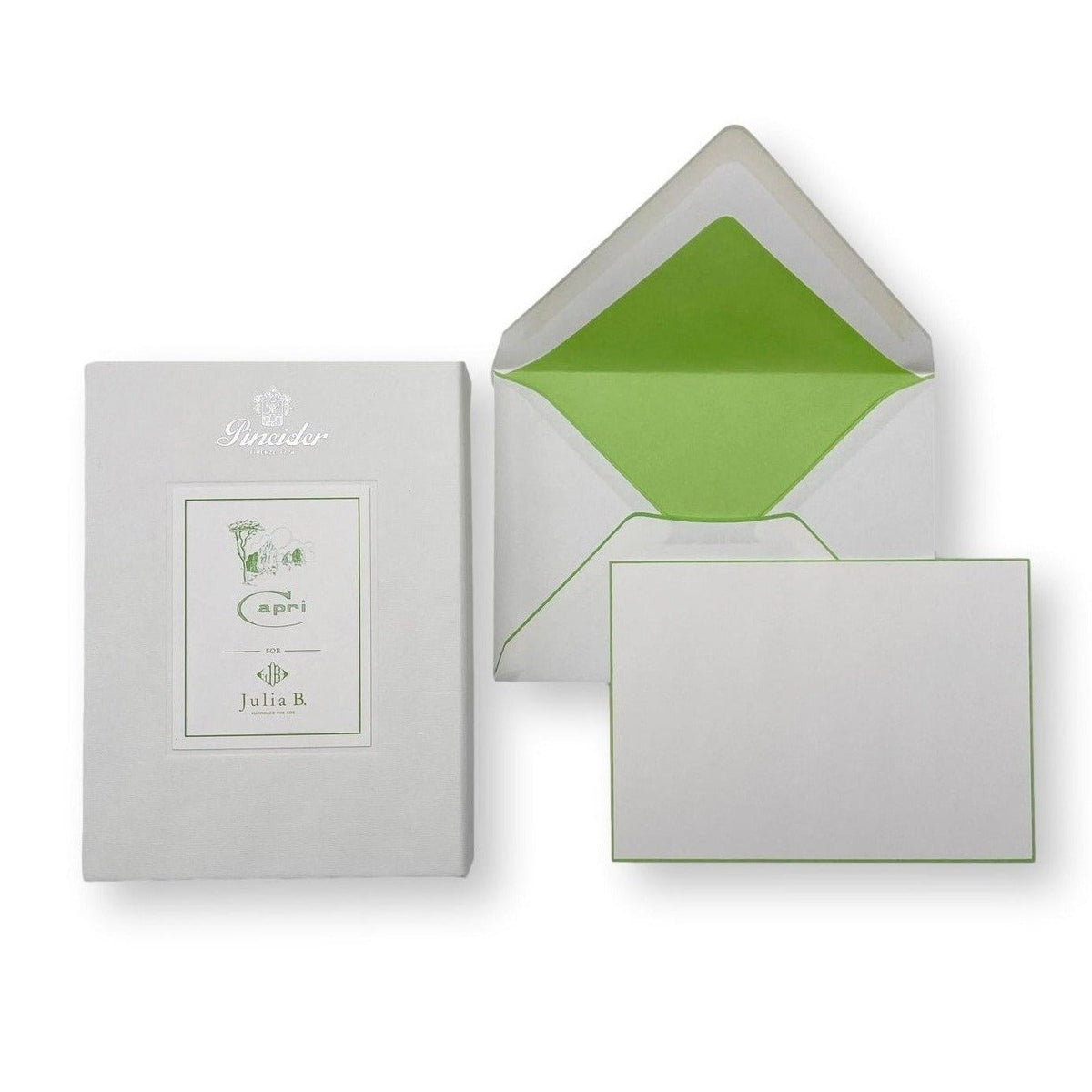 Capri Stationery - Grass Green-Julia B. Casa