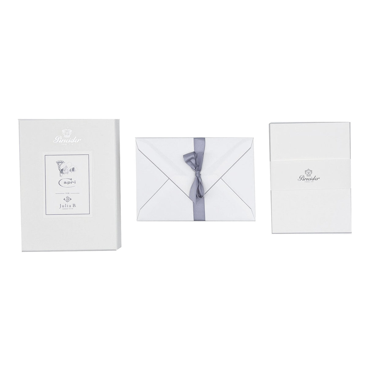 Capri Stationery - Light Grey-Julia B. Casa