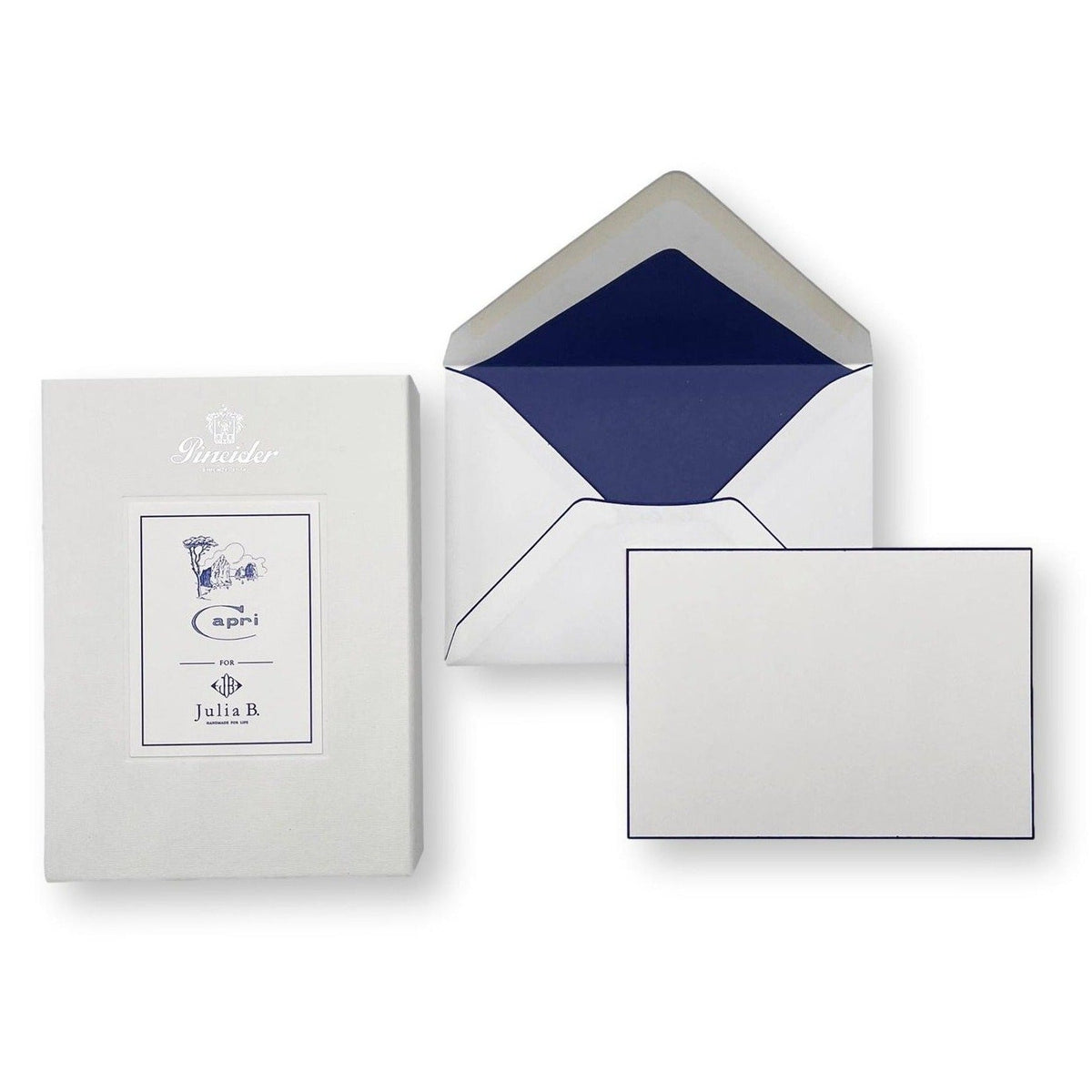 Capri Stationery - Navy Blue-Julia B. Casa