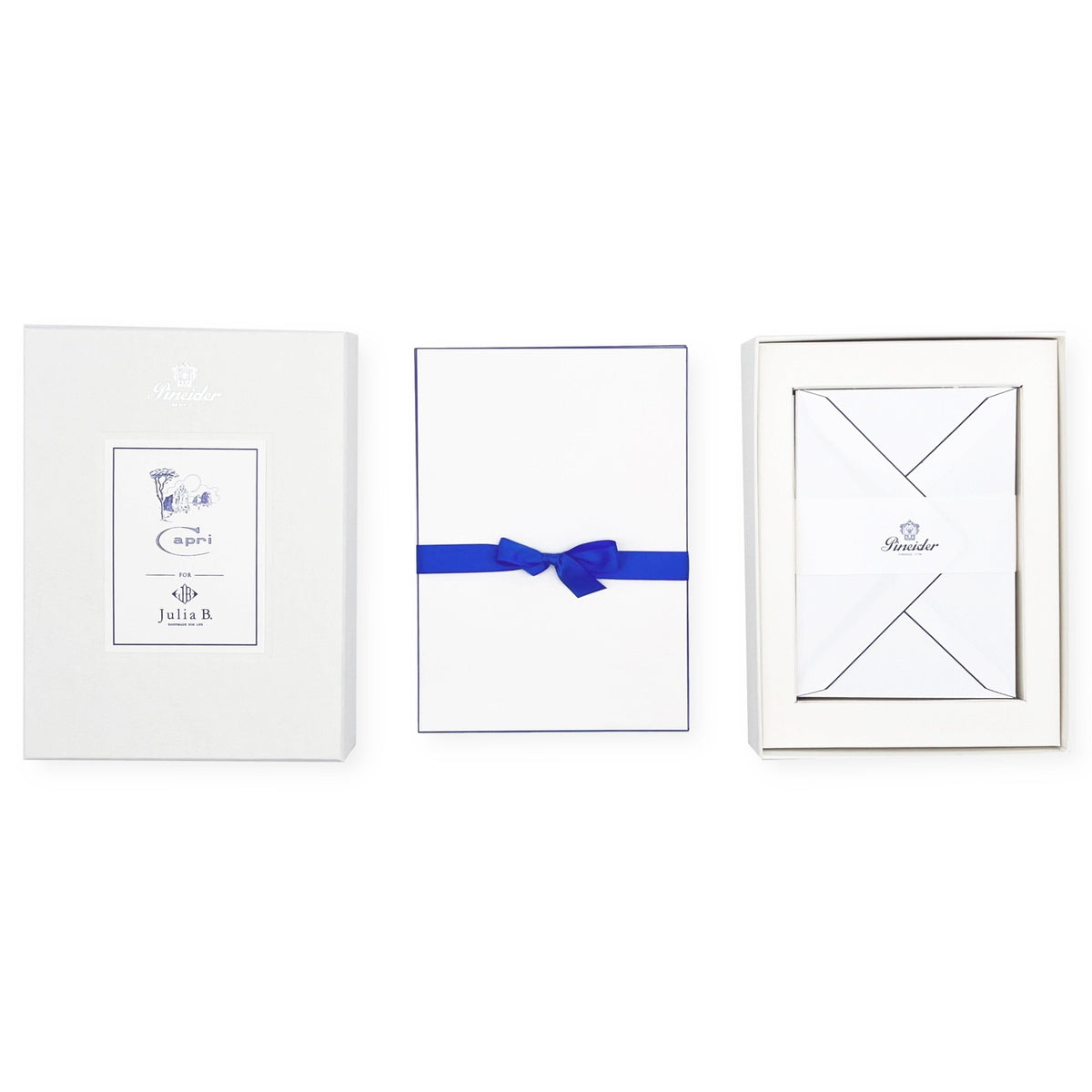 Capri Stationery - Navy Blue-Julia B. Casa