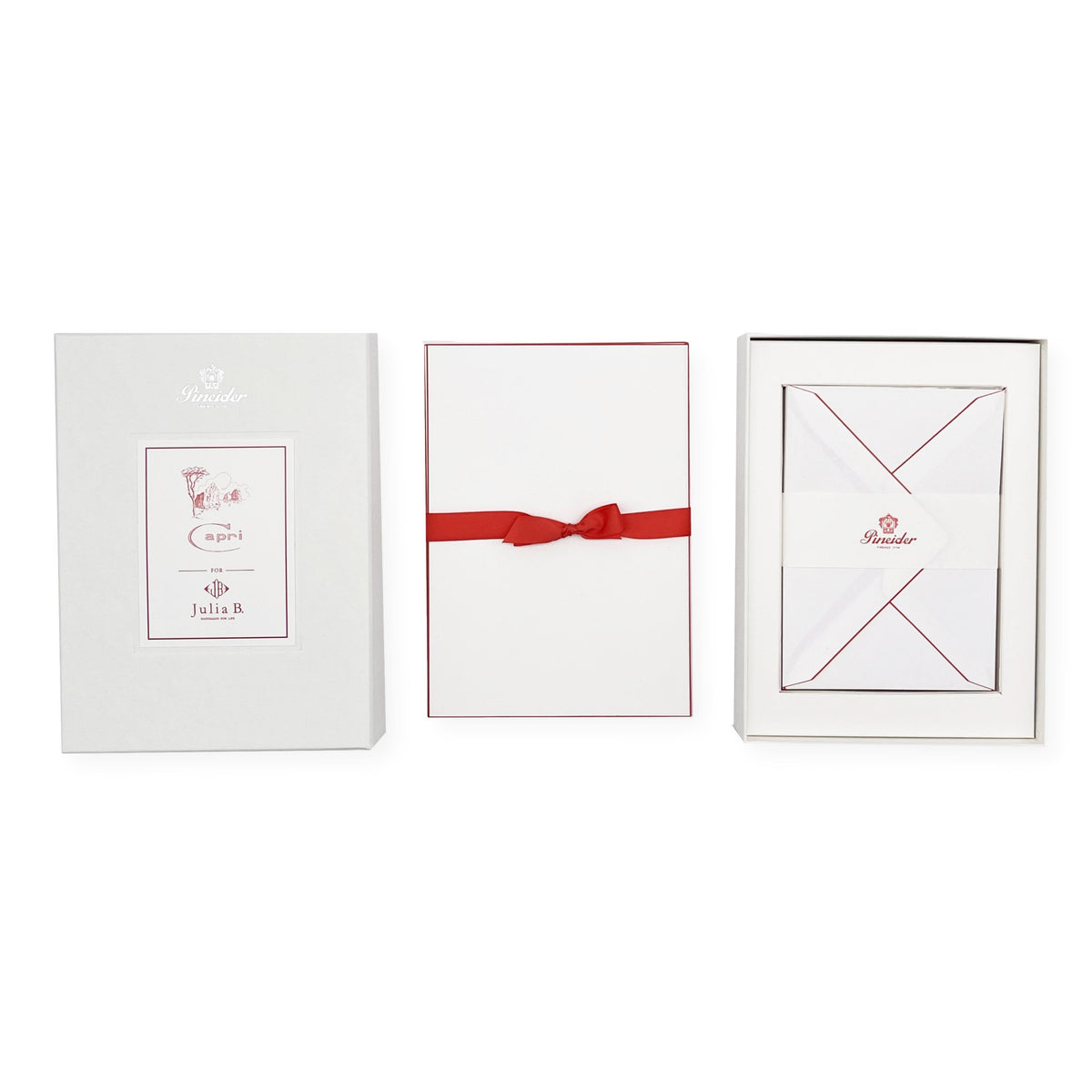 Capri Stationery - Red-Julia B. Casa