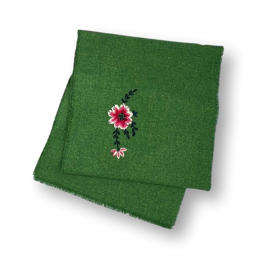 Harris Tweed Table Runner - Green-Julia B. Casa